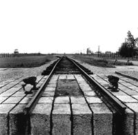 Auschwitz Birkenau end of tracks