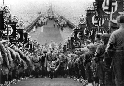 Adolf Hitler at Rally
