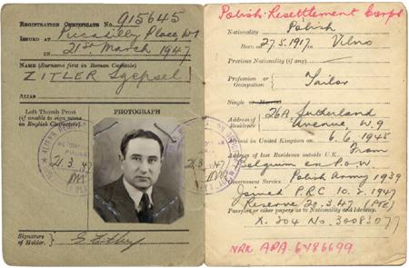 Polish Resettlement Corps Registration Book (pp. 2-3)